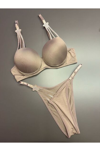 Mink Star Supported Bra Set