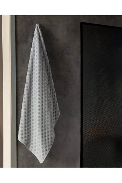 Puanty 100% cotton bath towel - grey