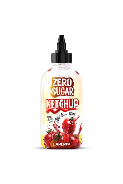 Laperva Zero Sugar Tomato Ketchup Sauce, 290 Gm, Vegan, Keto-Friendly.