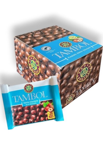 Tambol Bütün Fındıklı Sütlü Çikolata 77 Gr 10'lu