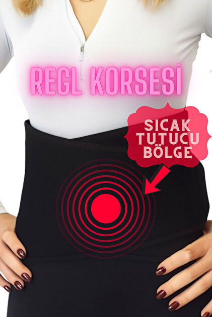 Kadın Özel Gün Regl Ağrısı Adet Sancısı Kadın Kasık Bölgesi Termo Jelli Sıcak Soğuk Tutucu Korse