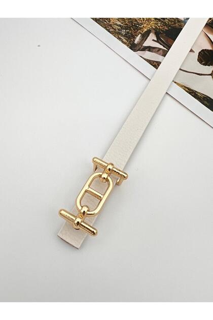 Gold Buckle Thin Belt, Trouser Belt, Shirt Belt, Coat Belt,Dress Belt