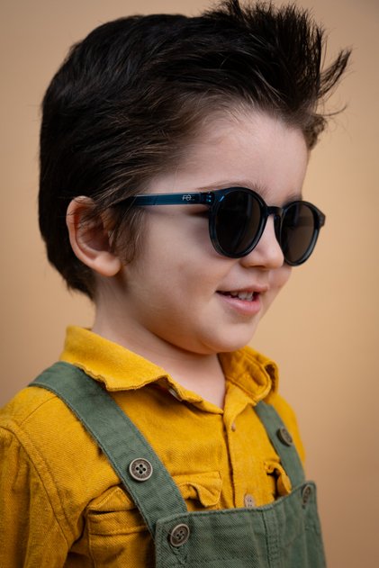 Unisex Polarized Kids Sunglasses |   Navy Blue |   2-8 Years |   Light Flexible