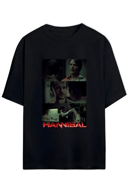 Hannibal Unisex Oversize High Quality Cotton Combed Cotton T-Shirt