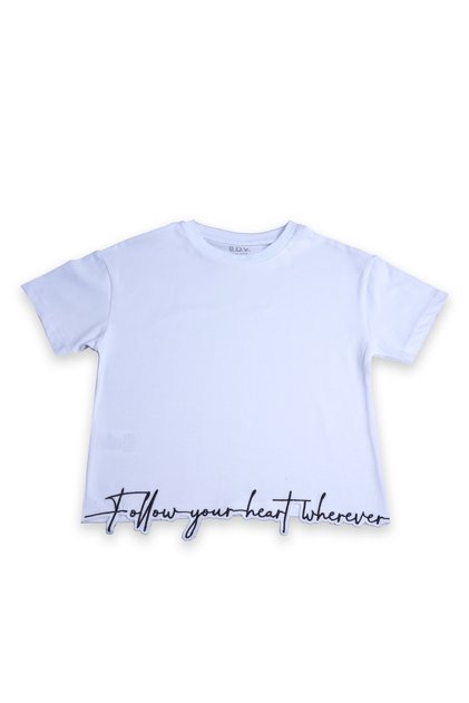 Follow Your Heart Cropped T-Shirt