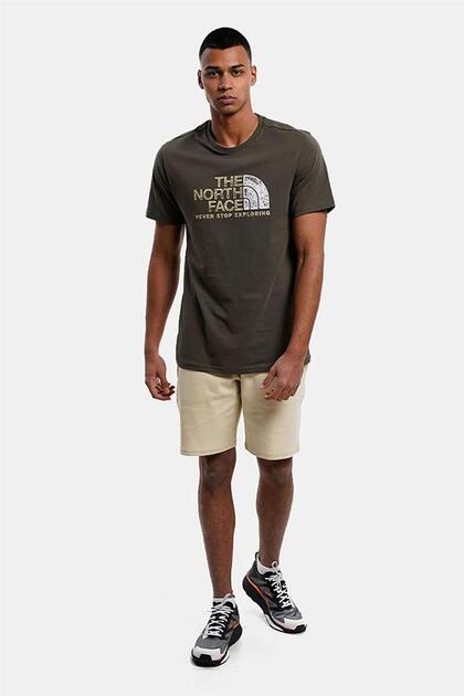 M S/S RUST 2 TEE NEW TAUPE GREEN