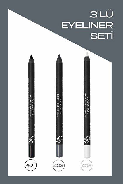 Golden Rose Emily Waterproof Eye Pencil 4'Lü Set No:109-111-114