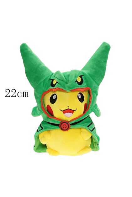 NB market Pikachu with Rayquaza Costume 25cm Pokemon Plush Toy