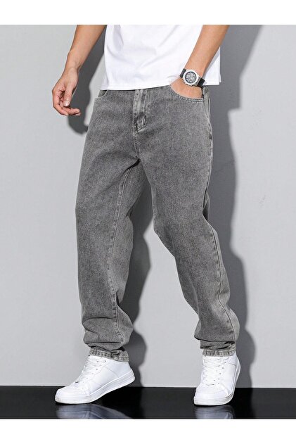 Pánské džínové džínové kalhoty Baggy Fit pro volný čas