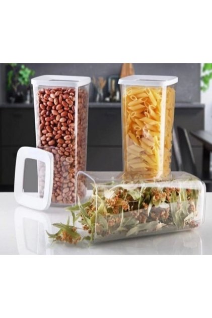1 Piece 3.1 Liter Vacuum Square Lid Storage Container