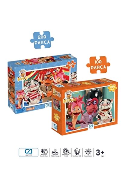 CA Games Z-Takımı Lisanslı 200 Parça 33x48cm Çocuk Puzzle Yapboz