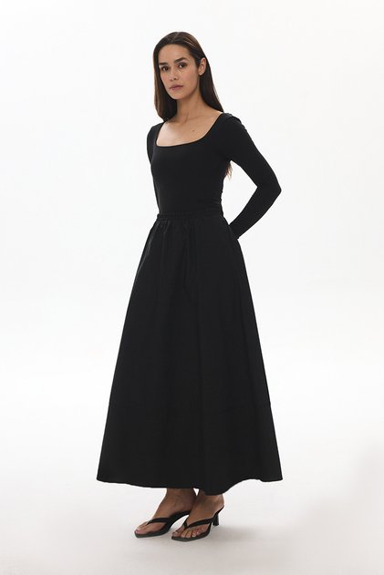Modest Skirts - Black - Long