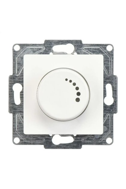 Eqona  Radius  Neoline Işıklı Dimmer 1000VA, Beyaz (Mekanizma + TuşKapak)
