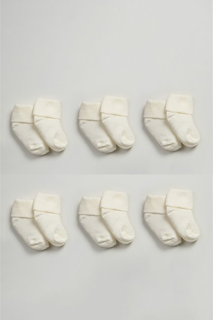 6 Pairs Baby Cotton Curly Socks