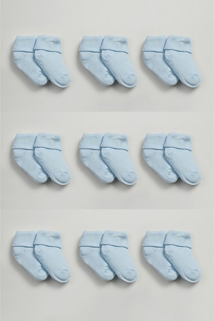 9 Pairs Baby Cotton Curly Socks