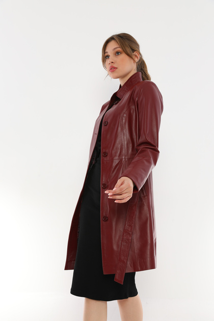 Leather Trench Coat