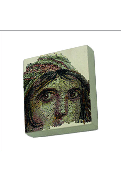 Souvenest Çingene Kız Mozaiği (GAZİANTEP) Baskılı Taş Magnet 5x5