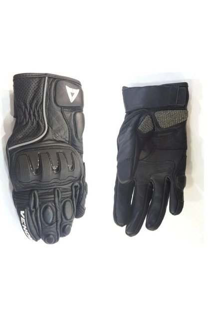 D1 Leather Motorcycle Gloves Short Model