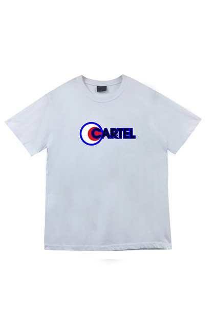 Cartel Printed Unisex 100% Cotton White T-Shirt