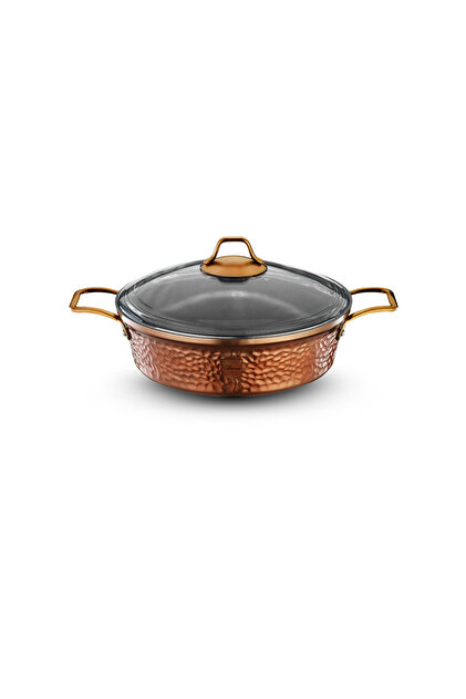 Brioni Copper 9 Parça Yanmaz Yapışmaz Bakır Görünümlü Granit