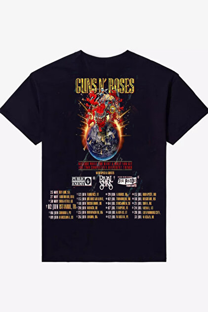 Köstebek Siyah Guns N' Roses European And Middle East Tour 2025
