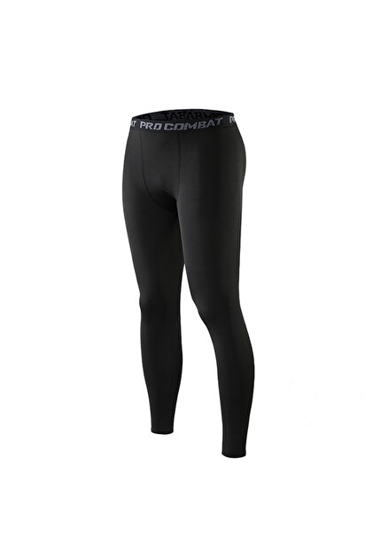 Quick Dry Compression Pants Black