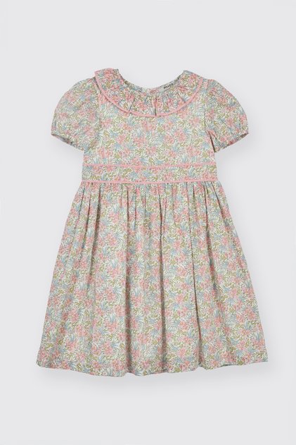 Liberty Fabric Girls' Floral Print Dress