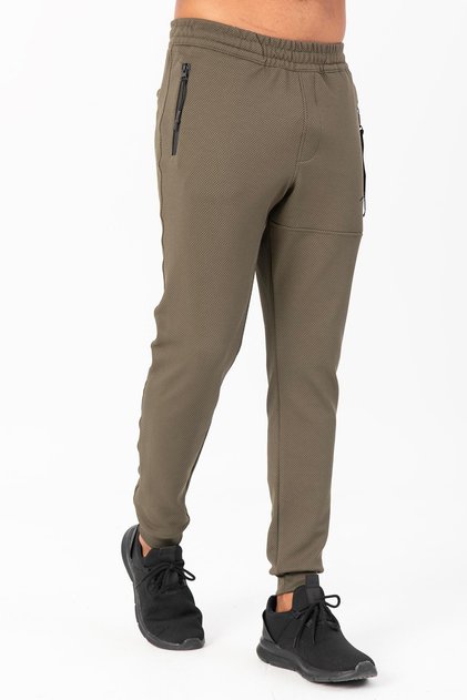 Slimfit Men's Ribbed Leg Light Khaki- Trousers