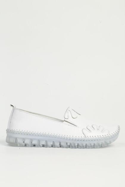 White Women's Sports Shoes Pc-54763
