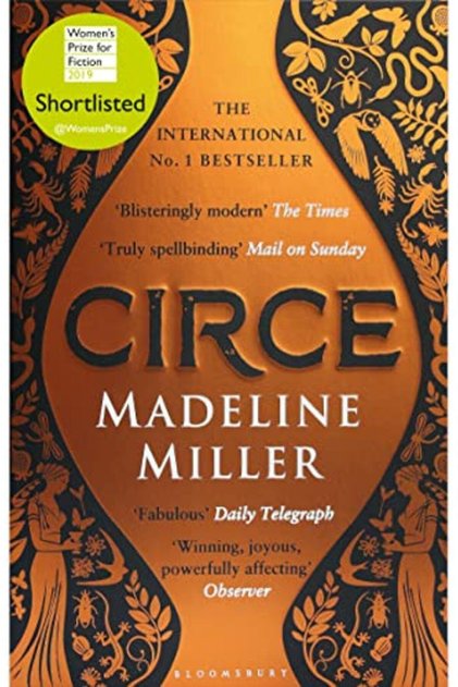Circe The International No 1 Bestseller تم ضخمه في قائمة المرشحين لـ The Womens Prize For Fiction 2019