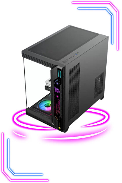 Vural Elektronik RYZEN 5 7500F-RTX 4060-32 GB RAM-1TB M2 SSD-SİYAH
