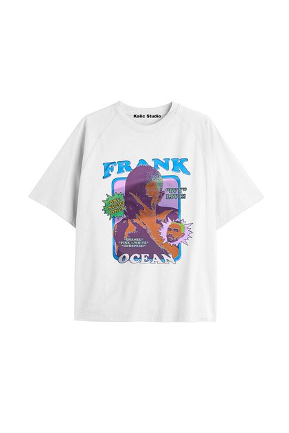 Unisex Men Women Blond Frank Ocean White T-Shirt