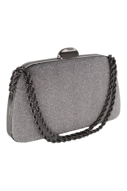 Glitter Platinum Evening Dress Bag. Portfolio Clutch Bag. Night Bag.Vr760