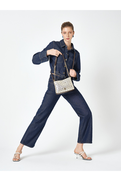 New Gold Monogram Women's Crossbody Bag 05Po25Y1889