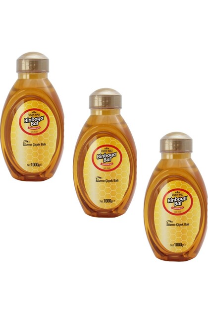 Süzme Çiçek Balı 1000 gr x 3'lü