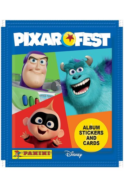 Disney Pixar Fest Sticker Cards 10 Pack Set (40 Stickers+10 Cards) Disney World