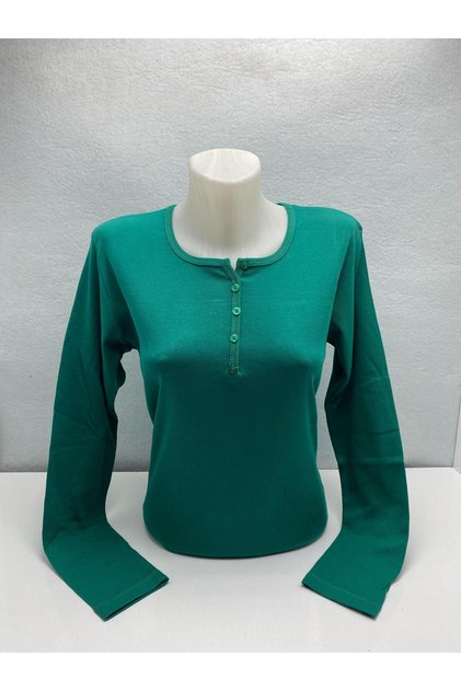 Solid Color Cotton Summer Blouse - Button and Lycra, for Women Mom