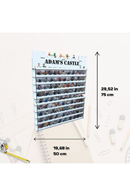 GOOD SIGN 180 MiniFigures Standı,Pleksi Kapak Küçük Minyatür