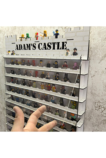 GOOD SIGN 180 MiniFigures Standı,Pleksi Kapak Küçük Minyatür