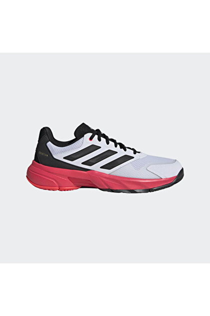 ゆみ ✨3点♡ adidas Courtjam Control 3 M Beyaz Siyah Erkek Tenis Ayakkabısı
