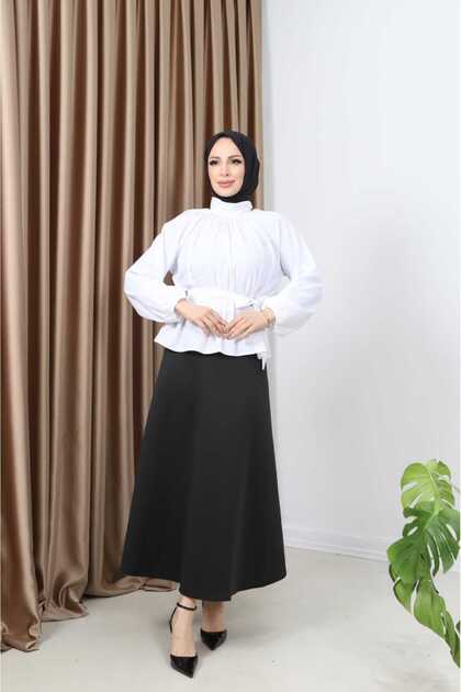 Hijab Belted Shirt