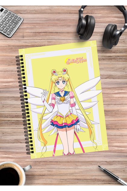 Sailor Moon Anime Spiral Notebook A5 (50 Sheets)