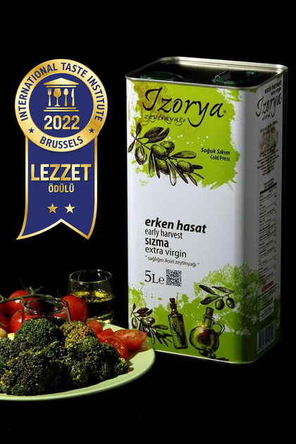 Ｙ.A:Raison D'Etre ５点セット İzorya Erken Hasat Soğuk Sıkım Natural Sızma Zeytinyağı Teneke(5lt