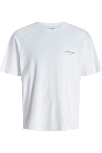 Трико JACK & JONES Lucca Graphic - 12276601 - Ярко бяло