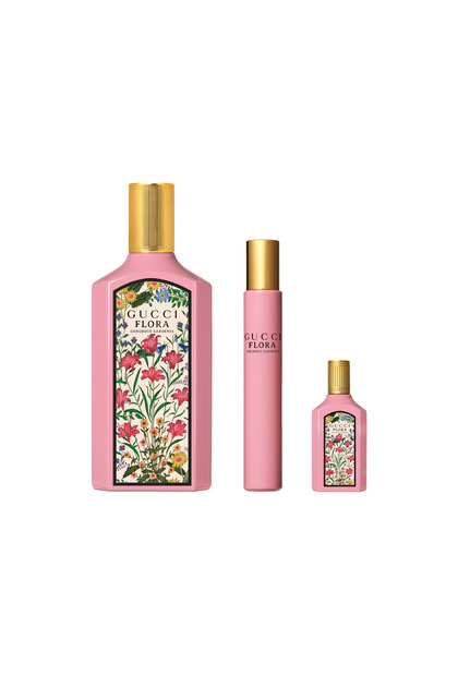 Flora Gorgeous Gardenia Set × Gucci EDP - 3 قطع