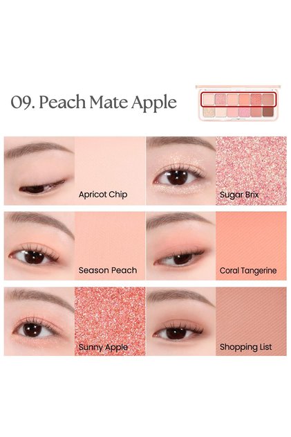 Cleo Pro Air Eye Palette (09 Peach Meat Apple)