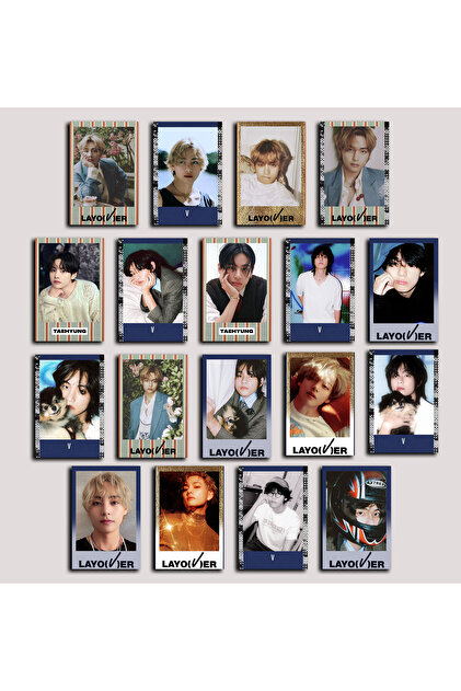 Güneş Kırtasiye BTS V Taehyung Friends Fotokart Set 9 Adet