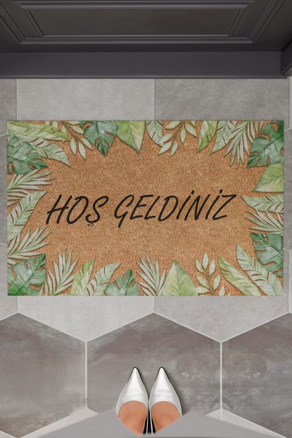 Leaf Decorative Multi-Purpose Interior and Exterior Door Mat