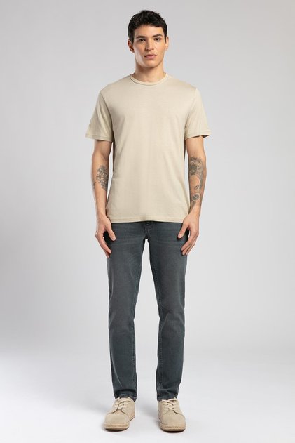 Gael Men's O-Neck T-Shirt Beige