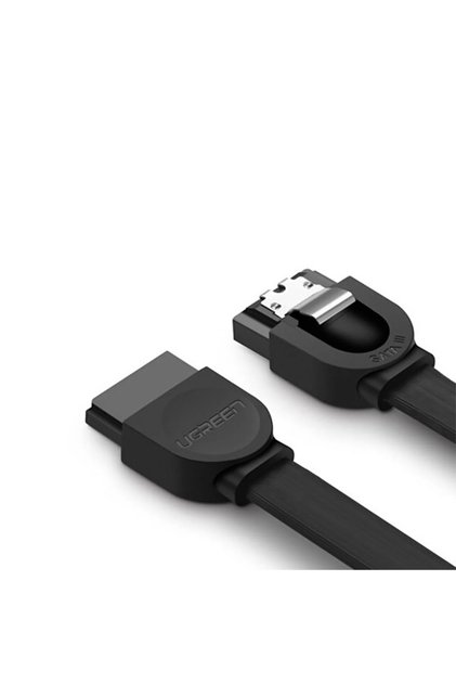كابل بيانات SATA3.0 بطول 0.5 متر، أسود
